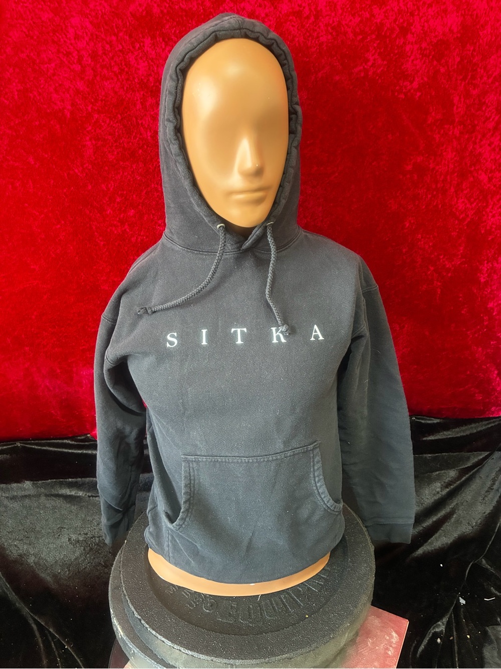 Sitka Men's Black Graphic Hoodie